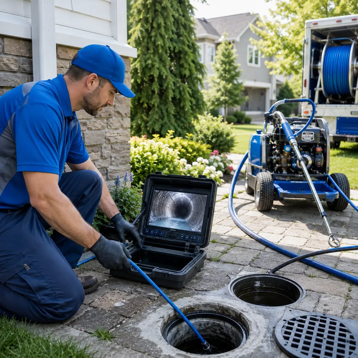 Outdoor drain cleaning professionals serving Rock Glen, PA